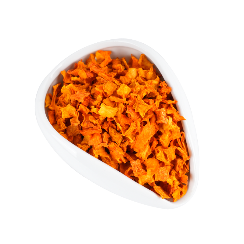 Cubo de calabaza deshidratada