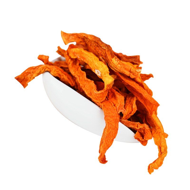 Tiras de calabaza deshidratada